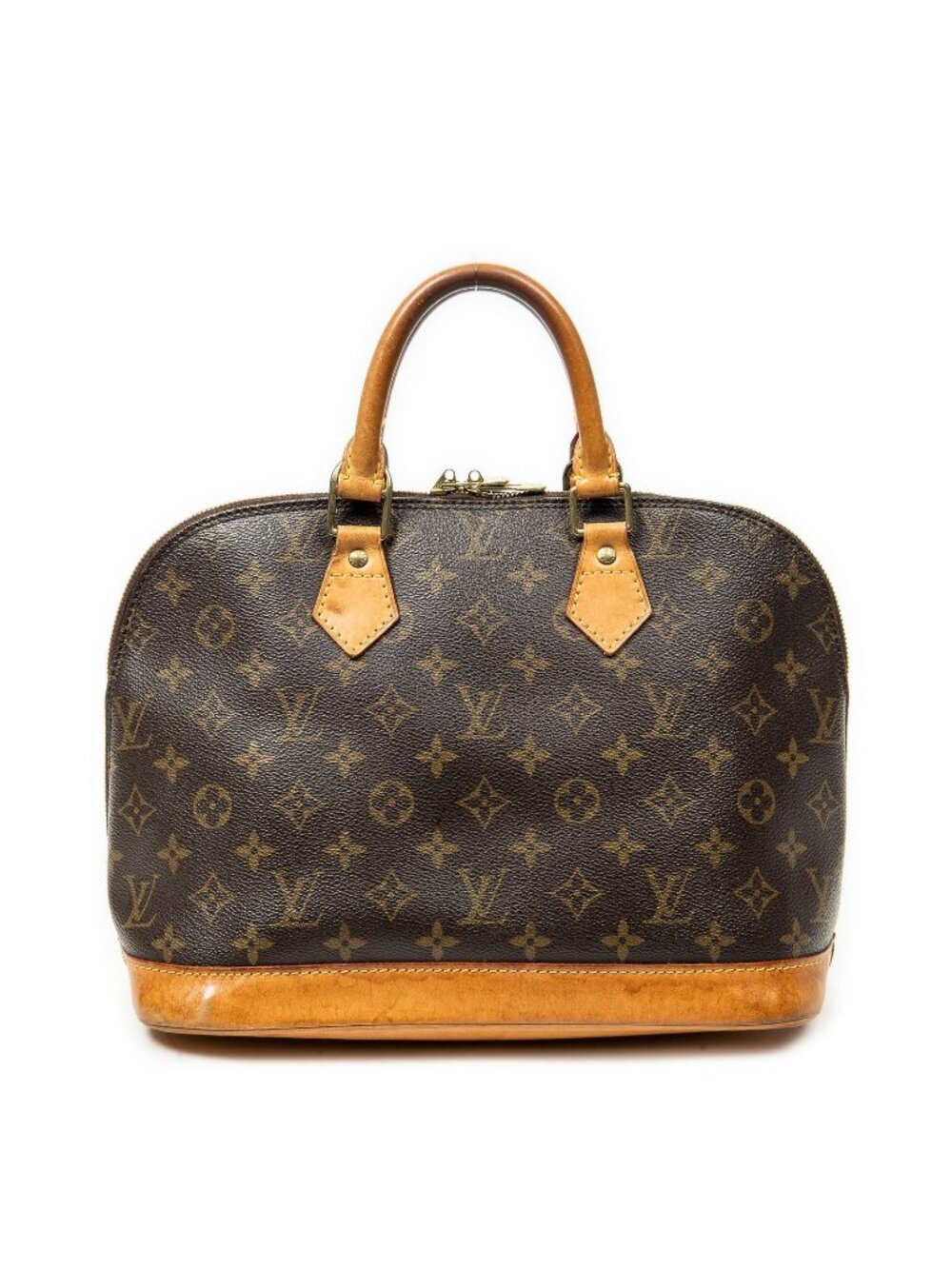 Louis Vuitton Alma Brown Monogram Canvas Handbag